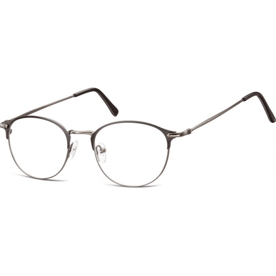 Lenonki okrągłe Okulary oprawki optyczne 933C grafitowa + czarna